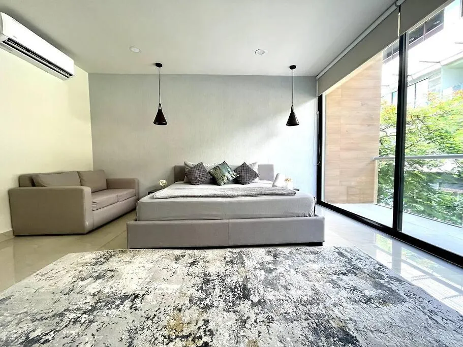 Apartment 2Br Beautiful 5Th Ave Loft-Distrito Corazon B1 Playa del Carmen Mexico
